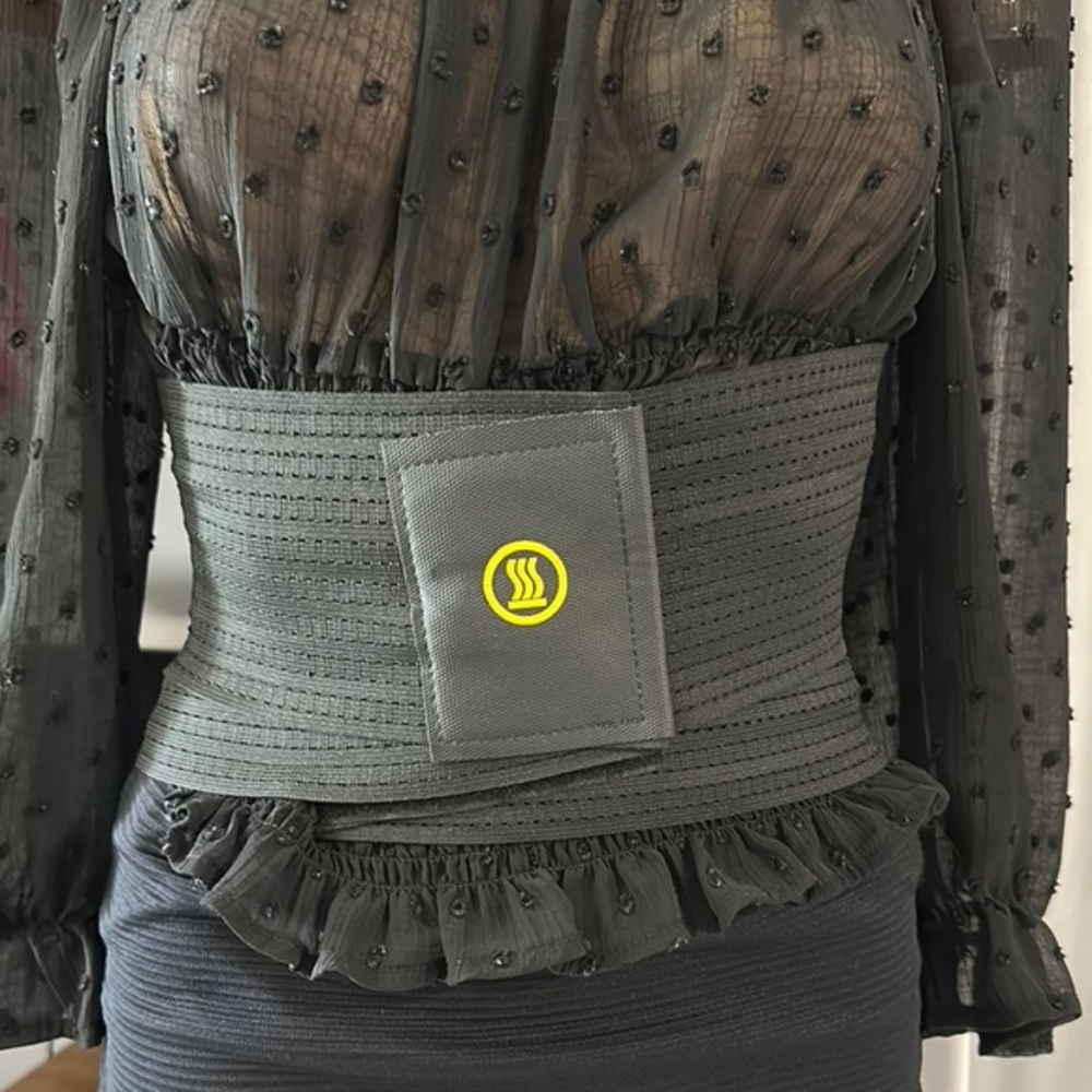 Black Instant Trainer Waist Belt